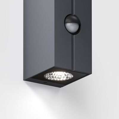 IP44 Cut Control Wandlamp - Antraciet