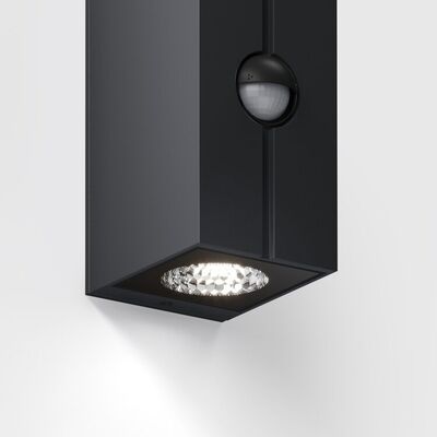 IP44 Cut Control Wandlamp - Zwart