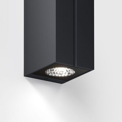 IP44 Cut Down Wandlamp - Zwart