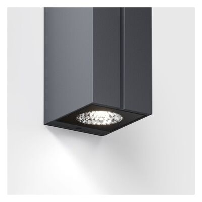 IP44 Cut Wandlamp - Antraciet