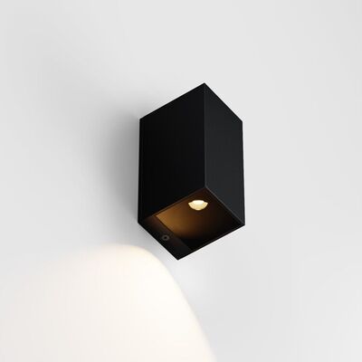 IP44 Iem.2 Y Down Wandlamp - Zwart