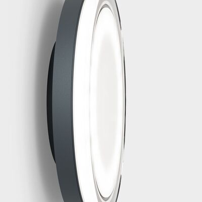 IP44 Lisc Wandlamp - Antraciet