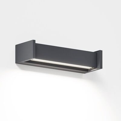 IP44 Slat One Wandlamp - Antraciet