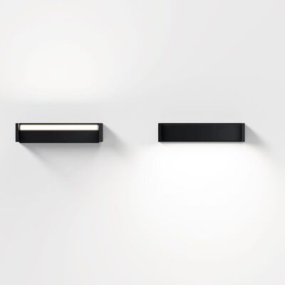 IP44 Slat One Wandlamp - Zwart