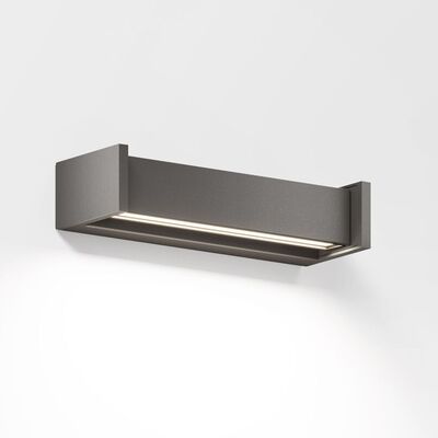 IP44 Slat One Wandlamp - Bruin