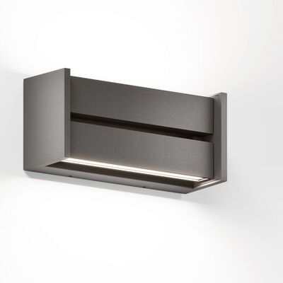 IP44 Slat Wandlamp - Bruin