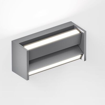 IP44 Slat Wandlamp - Grijs