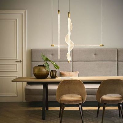 Outlet - Hollands Licht Vapour Vertical Hanglamp - Goud