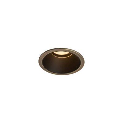 Key Light Bentli Mini Adjust Inbouwspot - Donker messing - 2700K