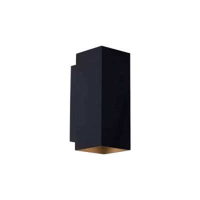 Key Light Murio SQ Flat Wandlamp - Zwart