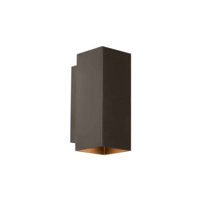 Key Light Murio SQ Flat Wandlamp - Bruin