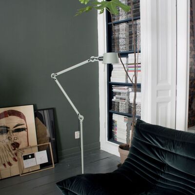 Tonone Bolt 2 arm Vloerlamp - Antracietgrijs - Dimmer