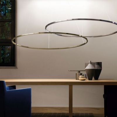 Nemo Ellisse Minor Up Hanglamp - Goud
