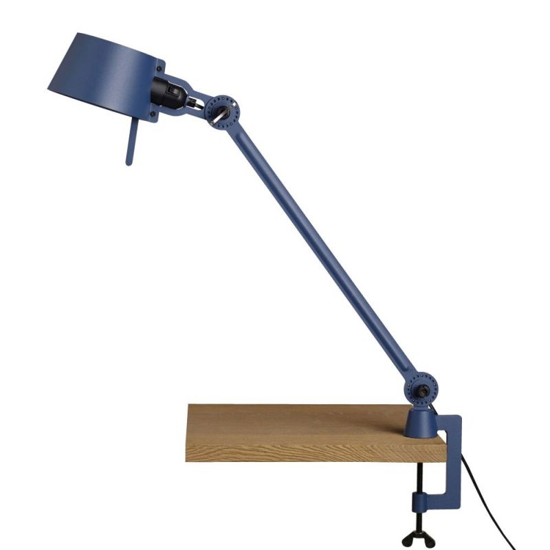 Tonone Bolt Desk 1 arm Bureaulamp met tafelklem - Blauw online | Light Matters