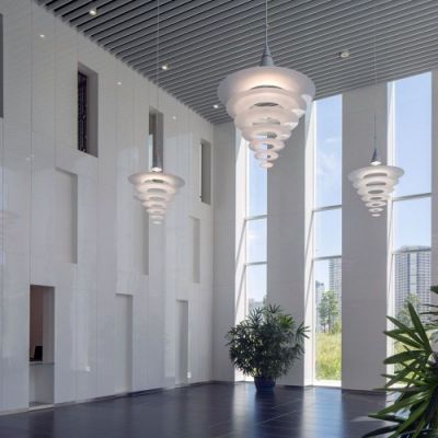 Louis Poulsen Enigma 545 Hanglamp - Wit/aluminium