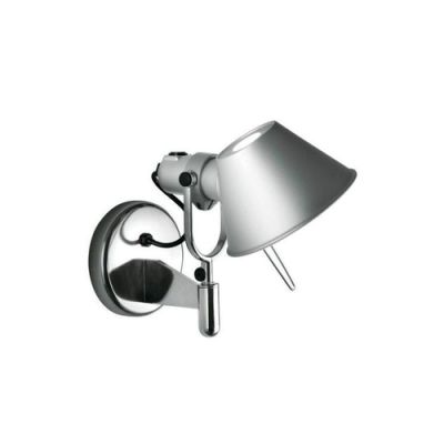 Artemide Tolomeo Micro Faretto Wandlamp met switch - Aluminium