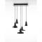 Brokis Shadows Hanglamp Set Rectangular - Zwart - Glanzend zwart