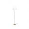 Luceplan Costanza Vloerlamp - Messing - Wit