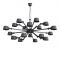 Tonone Bolt Chandelier 18 arms Hanglamp - Donkergrijs