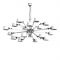 Tonone Bolt Chandelier 18 arms Hanglamp - Wit