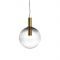 Bomma Phenomena Hanglamp - Large Ball - Gerookt - Goud