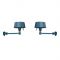 Tonone Bolt Bed Underfit met stekker Wandlamp Set van 2 - Blauw