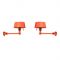 Tonone Bolt Bed Underfit Install Wandlamp Set van 2 - Oranje