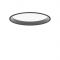 Louis Poulsen Circle Recessed 450 Plafondlamp - 3000K Opaal Dali - Zwart