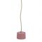 Ethimo Gaia Oplaadbare Hanglamp - Teak - Rosa - Roze