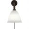 Gubi Bestlite BL7 16 Wandlamp - Zwart & Porselein