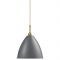 Gubi Bestlite BL9 M 21 Hanglamp - Messing & Mat grijs