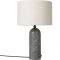 Gubi Gravity Small Tafellamp - Grijs marmer & Canvas wit