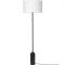 Gubi Gravity Vloerlamp - Zwart marmer & Wit