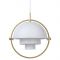 Gubi Multi-Lite Hanglamp - Messing & Mat wit
