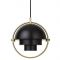 Gubi Multi-Lite Small Hanglamp - Messing & Mat zwart
