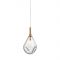 Bomma Soap Mini Single Hanglamp - Helder glas - Geborsteld gouden fitting