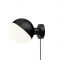 Louis Poulsen VL Studio Wandlamp - Zwart - Met draad
