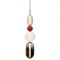 Bomma Pebbles Large Hanglamp - Configuratie 7 - Wit, rood - zwart
