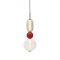 Bomma Pebbles Small Hanglamp - Configuratie 4 - Wit - rood