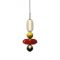 Bomma Pebbles Small Hanglamp - Configuratie 9 - Wit, geel, rood - zwart