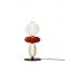 Bomma Pebbles Small Vloerlamp - Configuratie 2 - Wit - rood