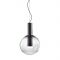 Bomma Phenomena Hanglamp - Small Ball - Rook grijs - zilver