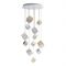 Bomma Pyrite 12 pcs Hanglamp - 6x goud 6x zilver