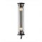 DCW Editions In The Tube 100-500 Wandlamp - Zilver - Zonder mesh - Zwarte stop