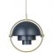 Gubi Multi-Lite Hanglamp - Messing & Donkerblauw
