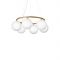 Nuura Miira 6 Circular Hanglamp - Messing - Opaal