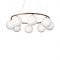 Nuura Miira 8 Circular Hanglamp - Brons - Opaal