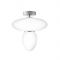 Nuura Rizzatto 42 Plafondlamp - Zilver - Opaal