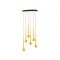 Grau Falling Sun Chandelier 6 - Oranje