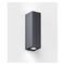 IP44 Cut Wandlamp - Antraciet